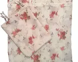Kmart Floral Vine Pink 2pc 92 x 62 Tab-Top Drapery Panel Set - $33.00