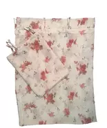 Kmart Floral Vine Pink 2pc 92 x 62 Tab-Top Drapery Panel Set - $33.00