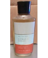 Bath &amp; Body Works Citrus &amp; Cedar Shower Gel 10 Fl - $293.19 MXN