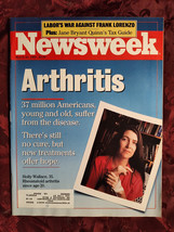 NEWSWEEK Magazine March 20 1989 ARTHRITIS Tibet Frank Lorenzo Personal computers - £11.26 GBP