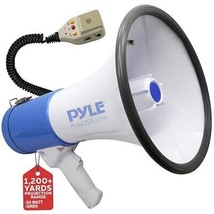 Pyle 50W Megaphone Bullhorn Speaker w/ Siren &amp; Rechargeable Battery - $75.29 CAD