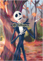 The Nightmare Before Christmas JACK IN FALL Cross Stitch Pattern - £3.95 GBP
