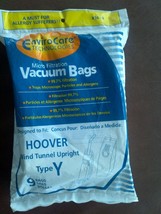 9 Pack Hoover Windtunnel Upright Type Y Vacuum Bags Envirocare Microfilt... - $11.88