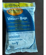 9 Pack Hoover Windtunnel Upright Type Y Vacuum Bags Envirocare Microfilt... - £9.28 GBP