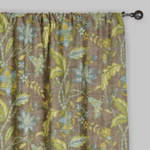 World Market Tamara Floral Multi Gray 2-PC Rod Pocket Drapery Panel Set(s) - £50.90 GBP