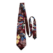 Vintage 1994 McDonald&#39;s &quot;The Collection&quot; Necktie – International Flags D... - $24.00