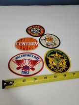 Lot of 5 Vintage original 1982 Easter L.A.W. National Century patch American  - £14.93 GBP
