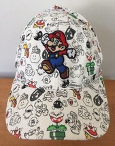 Super Mario Universe Embroidered Stretchy Baseball Hat Cap One Size Fits... - £19.53 GBP