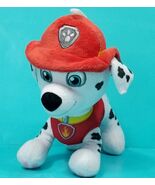 Paw Patrol Marshall Dalmatian Fire Dog Plush Stuffed Animal Toy 8&quot; Nicke... - $278.05 MXN