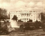 Washingtington DC White House South Front Private Grounds Clean UDB Post... - $3.91