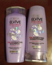 2 L&#39;Oreal Paris Elvive HYALURON Hydrating Shampoo &amp; Conditioner 13.5 oz (BN11) - £13.91 GBP