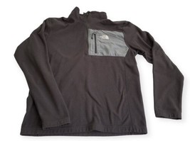 The North Face Mens 1/4 Zip Fleece Pullover Size S Black Jacket Lightweight - £15.18 GBP