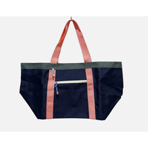\Victoria&#39;s Secret Pink Weekender Tote Bag Blue Coral  - $28.71
