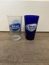 2 Bud Light California Republic Beer Pint Glasses California Beach San D... - $231.36 MXN