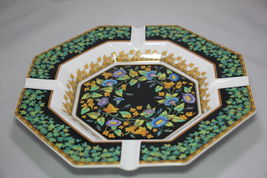 Rosenthal Versace Gold Ivy Porcelain Ashtray - 9" image 8