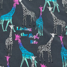 Gray Pink Blue Giraffe Print Plus Sz 3XL Scrub Shirt Top Nurse Vet Xray ... - £15.72 GBP
