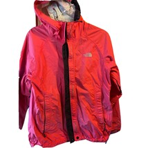 The North Face Women’s M Pink Long Sleeve full zip hooded nylon rain jacket - $39.60