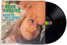 Jack Greene signed 1969 Back in the Arms of Love Album Cover/LP/Vinyl Record- JS - £54.23 GBP