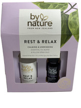 By Nature From New Zeland Rest &amp; Relax Essential Oul Blend &amp; Pillow Spra... - £20.80 GBP