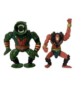 Vintage MOTU He-Man Masters Of The Universe Lot of 2 Leech Beast Man - $180.87 MXN