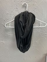 Beyond Yoga Womens Infinity Scarf Black Zipper Pocket Stretch - $24.15