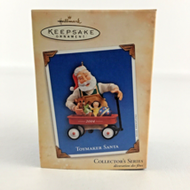 Hallmark Keepsake Christmas Ornament #5 Toymaker Santa Red Wagon New 2004 - $42.52