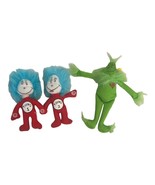 Dr Seuss Thing 1 &amp; 2 Cat In The Hat Movie &amp; Grinch Merchandise Plush Kel... - $372.98 MXN
