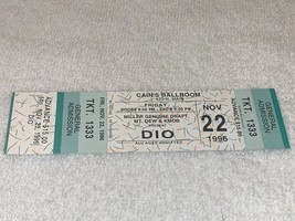 DIO UNUSED 1996 UNUSED CONCERT TICKET CAIN&#39;S BALLROOM  Tulsa OK USA - $11.98