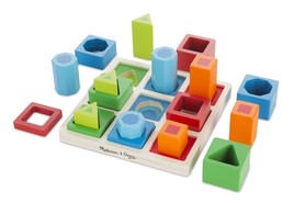 Early Development Toy - Colors and Shapes Sequencing Toy (by Aasha's Avenue) - $18.88