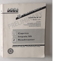 1996 Caprice Impalla SS Roadmaster  Factory Service Repair Manual Prelim... - $27.25