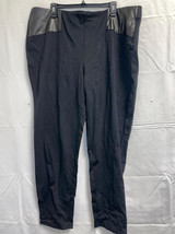 MSRP $60 Style &amp; Co. Womens Leather Accent Straight Leg Pant Size 3X - £12.12 GBP