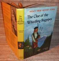 Nancy Drew #41 Clue of Whistling Bagpipes - Yellow Spine Matte Hardcover EXC! - $17.00