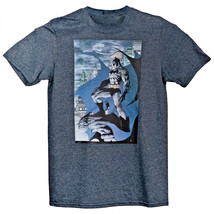 Batman Vol. #1 Jim Lee Series #608 Comic Cover T-Shirt Grey - £16.77 GBP