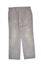 Vintage Levis For Men Corduroy Pants Size 36x30 Grey Straight Leg Relaxe... - £37.24 GBP
