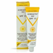 “Achroactive Max” Protective Whitening Face Cream 45 ml with SPF 15 Paraben free - £3.30 GBP