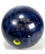 Johnny Petraglia LT 48 Gold Bowling Ball - 15lbs 13 oz - Blue Swirl - Br... - $38.38 CAD