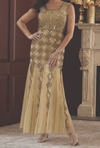 Mother of Bride Groom evening Wedding party Women&#39;s Gown Prom dress plus... - $3,581.14 MXN