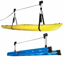 Kayak Hoist Lift Garage Storage Canoe Hoists 125 lb Capacity - Two 2 Pack - $83.99