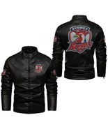 Sydney Roosters Fan Style Biker Look Leather Jacket  - €111,31 EUR+