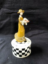 antique kitchen timer woodcarving - $109.00