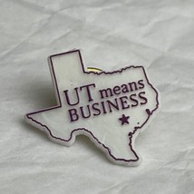 University Of Texas UT Business School Plastic Lapel Hat Pin NCAA College - £3.94 GBP