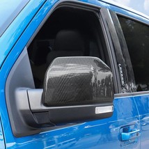 For Ford Raptor F150 Carbon Fiber ABS Mirror Cap Covers Raptor F-150 - £39.55 GBP