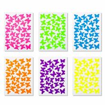 6PCS/Set New Glow in The Dark DIY Nail Art Butterfly/Flame/Cloud/Letter ... - $11.35