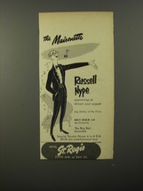1954 Hotel St. REgis Ad - The Maissonette Russell Nype - £14.76 GBP