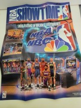 Midway NBA Showtime Video Arcade Game Poster Kobe Blitz Hydro Rumble Boxing - $29.39