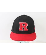 New Era 59Fifty Rutgers University Scarlet Knights Fitted Hat Cap Black ... - £22.32 GBP