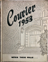 Vintage 1953 Fenger High School Chicago Illinois Courier Hardcover Yearbook  - £19.91 GBP