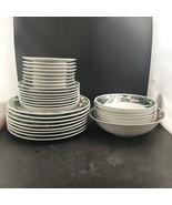 Gibson Design &#39;Trumps&#39; Set, 32 Items Total, Plates Saucers Bowls, Mint &amp;... - $132.90 CAD