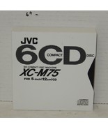 JVC 6 Disc Compact Disc Magazine XC-M75 CD Automatic Changer Black - $470.27 MXN