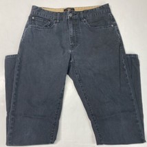 Frye Dean Slim Fit Jeans Mens 31 (30&quot;Waist) Faded Black Denim Jean Casual - $15.99